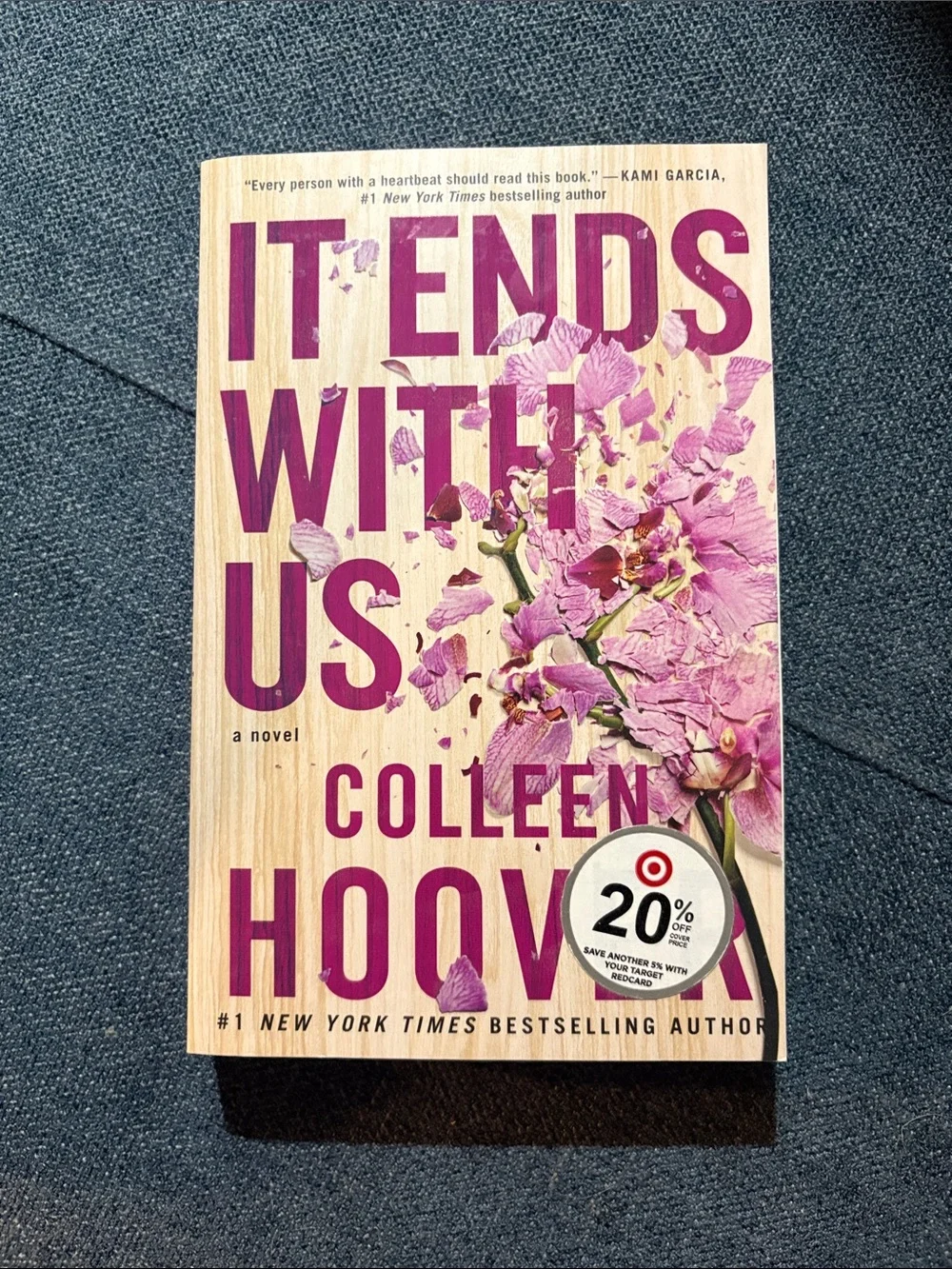 It Ends With Us - Pink Floral Paperback